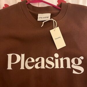 Pleasing Brown Sweatshirt for Women